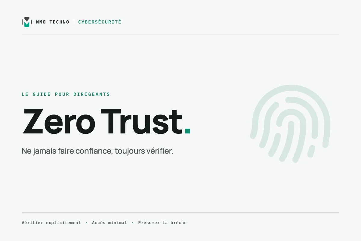 Zero Trust : la fin de la confiance par défaut
