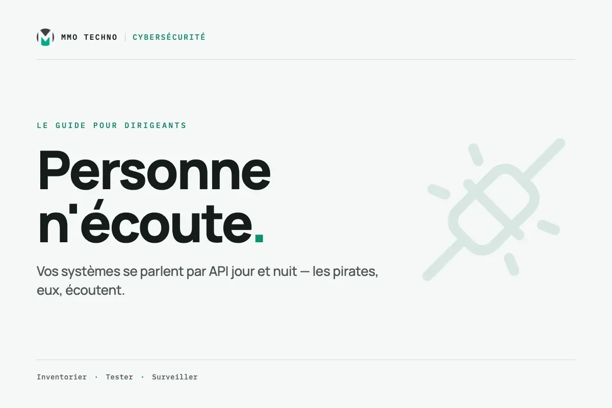 API : quand vos systèmes se parlent, qui surveille la conversation?
