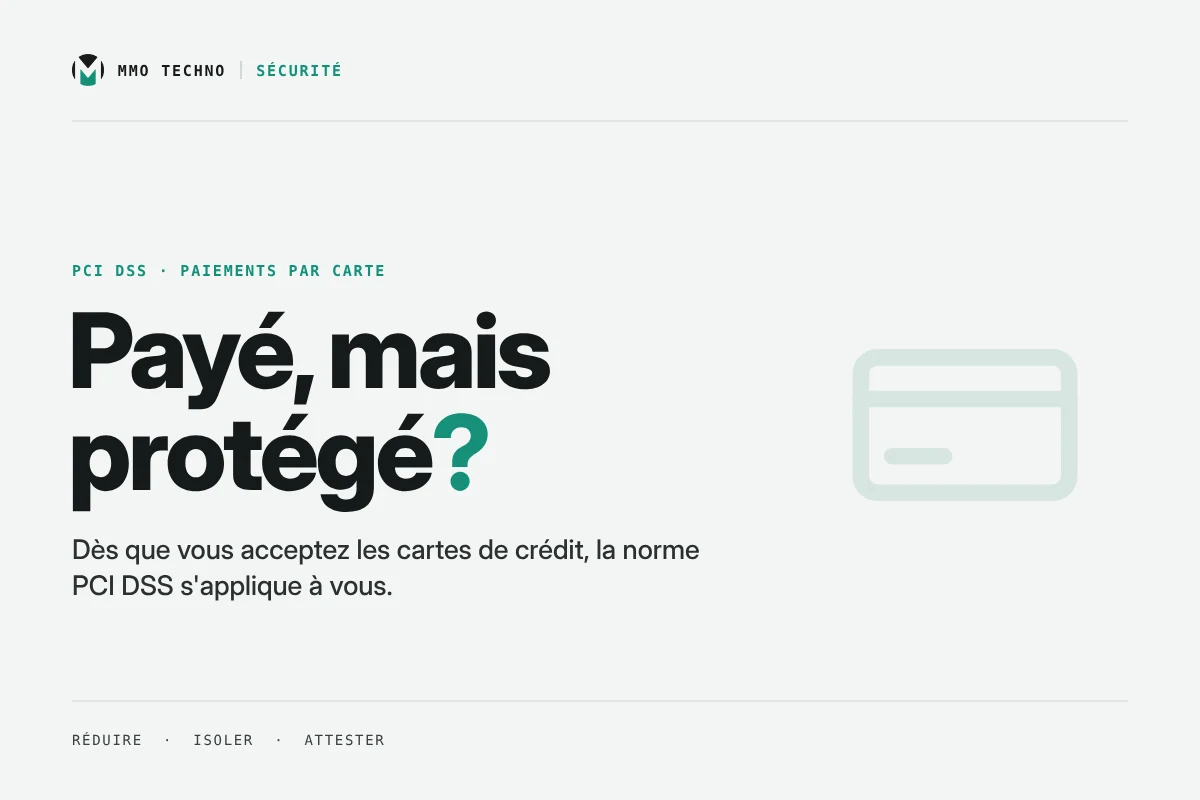 Vous acceptez les cartes de crédit. Êtes-vous conforme PCI DSS?